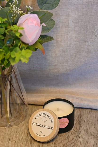 Bougie en pot 70g collection été