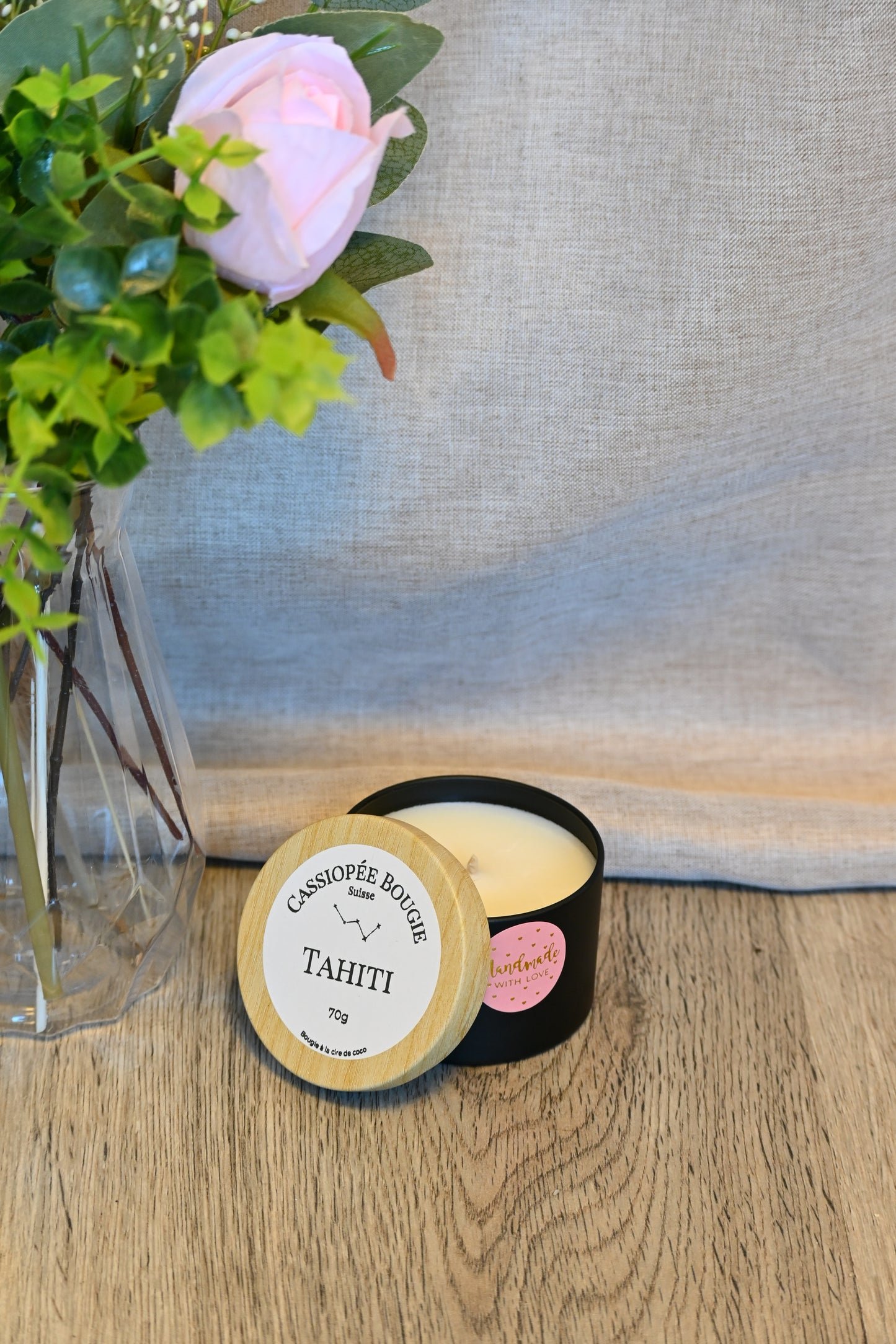 Bougie en pot 70g collection été